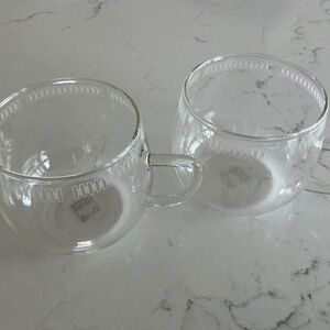 Vintage Schott Mainz Jenaer Glas Made in Germany Coffee cup Trim detail